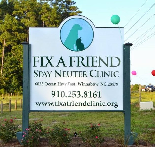 Fix A Friend Clinic Sign